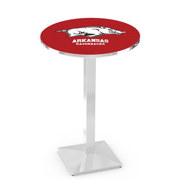 42" Chrome Arkansas Pub Table